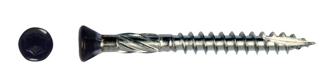 Potdekselschroef Zwart RVS 410 5.0 x 40 mm - inh. 200 st. - Afbeelding 2