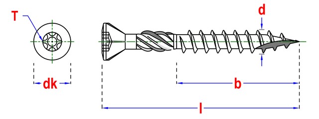 Potdekselschroef Zwart RVS 410 5.0 x 40 mm - inh. 200 st. - Afbeelding 3